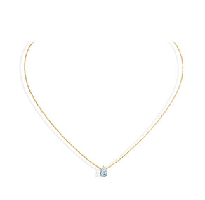 Hanger Diamond Drop Lab-grown diamant in 9K geelgoud met Lab-grown diamant 0,15ct E/VS