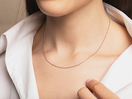 Ankerketting Edge in zilver 925/- 45cm 1.2