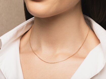 Ankerketting Edge in zilver 925/- 45cm 1.3