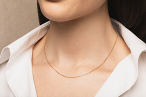Ankerketting Edge in zilver 925/- 45cm 1.3