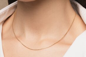 Ankerketting Edge in zilver 925/- 45cm 1.3