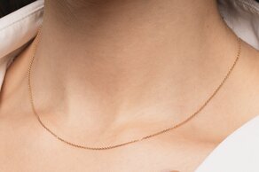 Ankerketting Edge in zilver 925/- 45cm 0.9