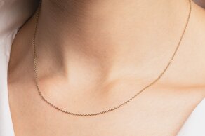 Ankerketting Edge in zilver 925/- 45cm 1.2