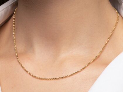 Schakelketting in zilver 925/- 45cm 2.5
