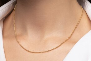 Schakelketting in zilver 925/- 45cm 2.5