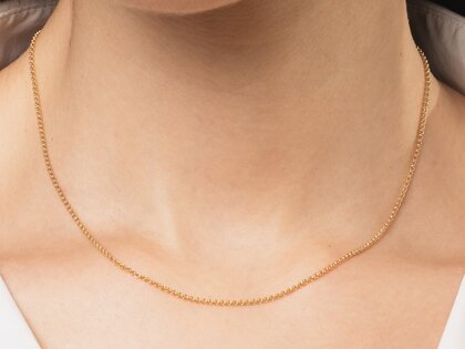 Schakelketting in zilver 925/- 45cm 1.5