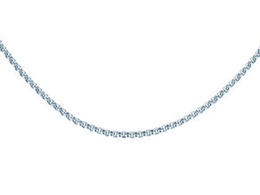 Schakelketting in zilver 925/- 45cm 2.5