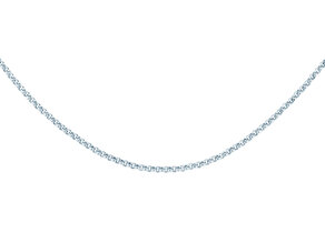 Schakelketting in zilver 925/- 45cm 1.5