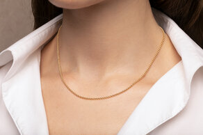 Schakelketting in zilver 925/- 45cm 2.5