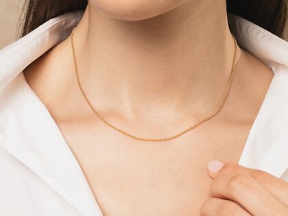 Schakelketting in zilver 925/- 45cm 1.5
