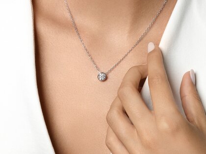 Hanger Eternal in 14K geelgoud met diamant 1,00ct G/SI