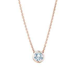 Hanger Eternal Lab-grown diamant in 18K roségoud met Lab-grown diamant 1,00ct E/VS