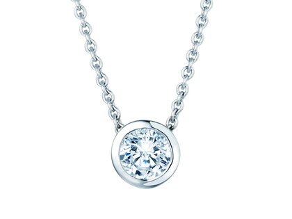Hanger Eternal Lab-grown diamant in 14K witgoud met Lab-grown diamant 3,00ct E/VS