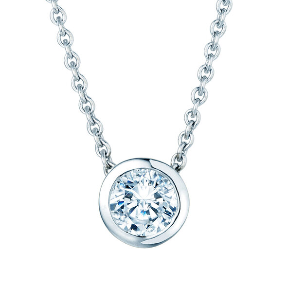Hanger Eternal Lab-grown diamant in 14K witgoud met Lab-grown diamant 3,00ct E/VS
