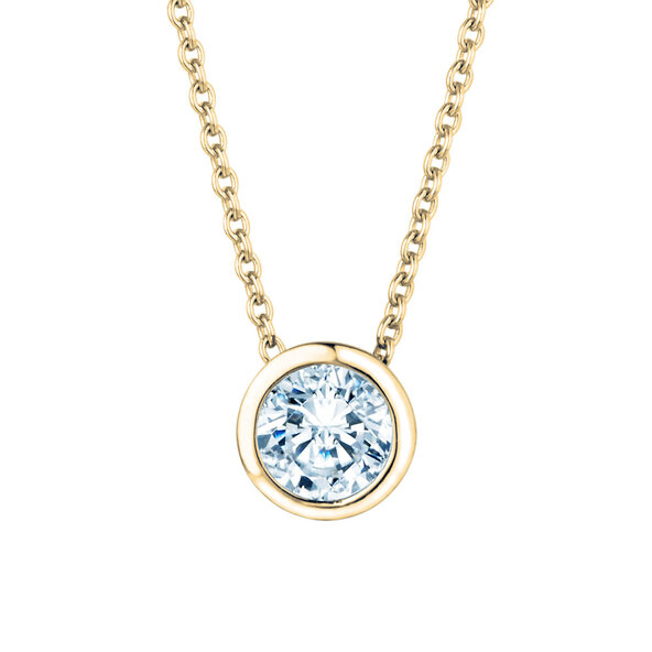 Hanger Eternal in 14K geelgoud met diamant 0,70ct G/SI
