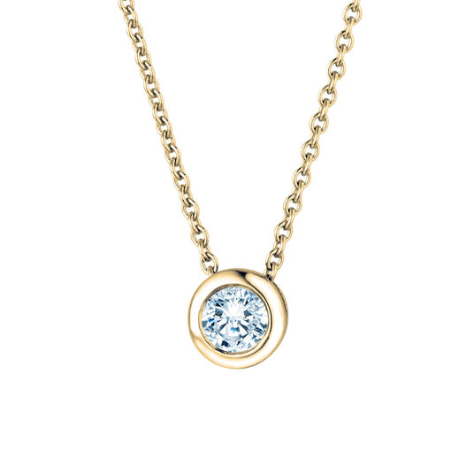 Hanger Eternal Lab-grown diamant in 9K geelgoud met Lab-grown diamant 0,15ct E/VS