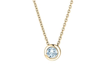 Hanger Eternal Lab-grown diamant in 9K geelgoud met Lab-grown diamant 0,15ct E/VS
