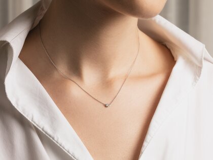 Hanger Eternal Lab-grown diamant in 9K geelgoud met Lab-grown diamant 0,15ct E/VS