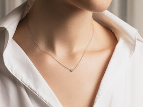 Hanger Eternal Lab-grown diamant in 9K geelgoud met Lab-grown diamant 0,15ct E/VS