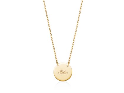 Halsketting Leo in 14K geelgoud gepolijst
