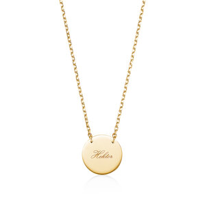 Halsketting Leo in 14K geelgoud gepolijst