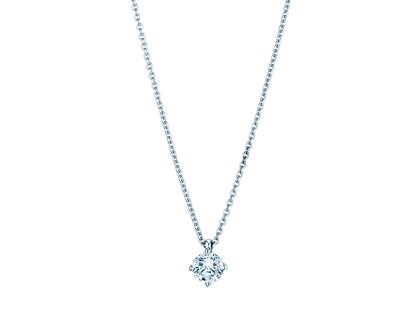 Hanger Modern Lab-grown diamant in 9K witgoud met Lab-grown diamant 0,75ct E/VS