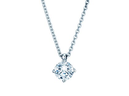 Hanger Modern Lab-grown diamant in 9K witgoud met Lab-grown diamant 0,75ct E/VS