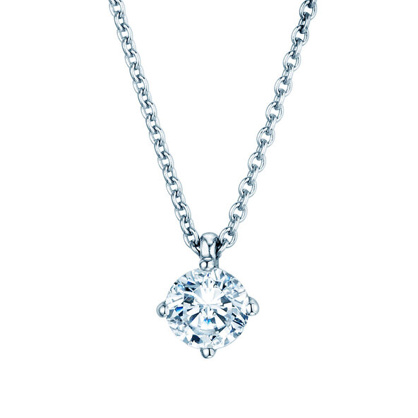 Hanger Modern Lab-grown diamant in 9K witgoud met Lab-grown diamant 0,75ct E/VS
