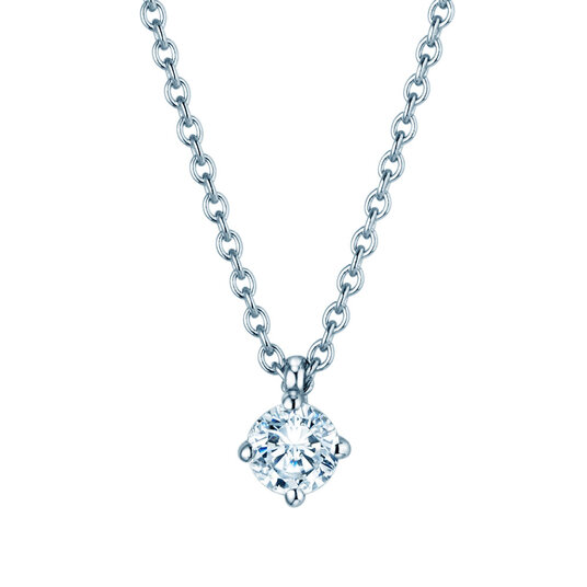 Hanger Modern Lab-grown diamant in 18K witgoud met Lab-grown diamant 0,25ct E/VS