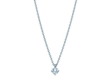 Hanger Modern Lab-grown diamant in 14K witgoud met Lab-grown diamant 0,25ct E/VS