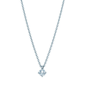 Hanger Modern Lab-grown diamant in 14K witgoud met Lab-grown diamant 0,25ct E/VS