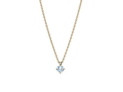 Hanger Modern Lab-grown diamant in 14K geelgoud met Lab-grown diamant 0,25ct E/VS