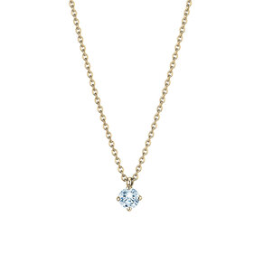 Hanger Modern Lab-grown diamant in 14K geelgoud met Lab-grown diamant 0,25ct E/VS