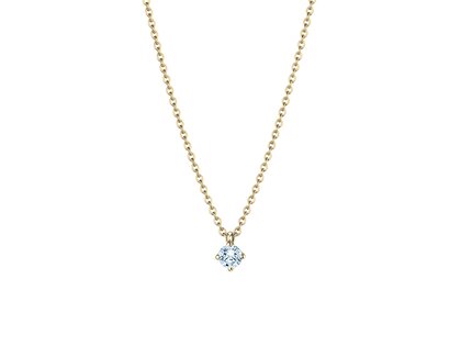 Hanger Modern in 9K geelgoud met diamant 0,20ct G/SI