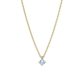 Hanger Modern in 9K geelgoud met diamant 0,20ct G/SI