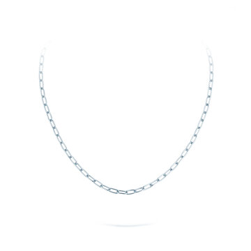 Halsketting Paper Clip Oval