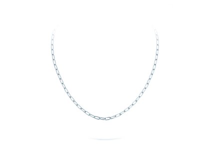 Halsketting Paper Clip Oval