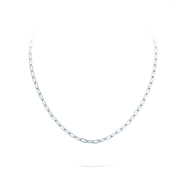 Halsketting Paper Clip Oval in zilver 925/- 45cm 4.0