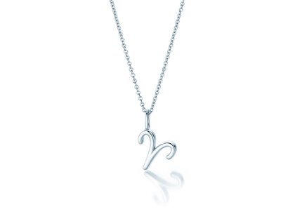 Sterrenbeeld hanger Ram in zilver 925/-