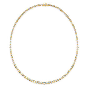 Tennis-Collier Classic in 18K geelgoud met diamanten 2,97ct G/SI