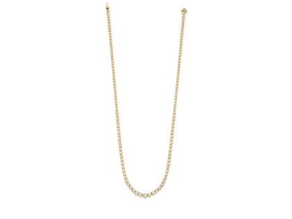 Tennis-Collier Classic in 18K geelgoud met diamanten 2,97ct G/SI