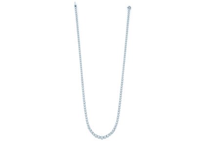 Tennis-Collier Classic in 18K witgoud met diamanten 2,97ct