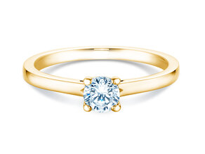 Verlovingsring Romance in 14K geelgoud met diamant 0,40ct H/SI