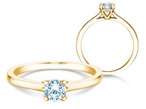 Verlovingsring Romance in 14K geelgoud met diamant 0,40ct G/SI