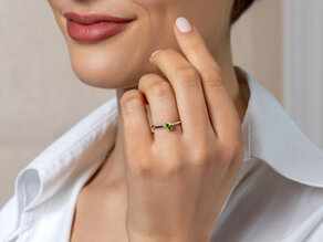 Geboortesteen ring Classic 4 augustus