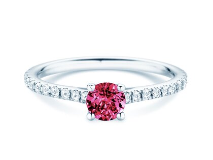 Geboortesteen ring Pure Colour