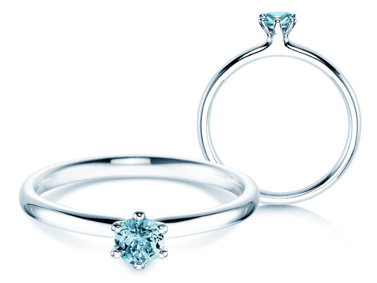 Verlovingsring Classic Colour in zilver