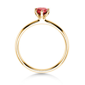Verlovingsring Classic Colour in 14K geelgoud met robijn 0,50ct