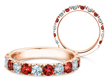 Verlovingsring Dusk Diamond & Color in roségoud