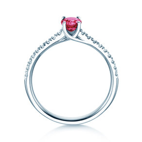 Geboortesteen ring Glow Pavé